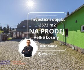 Prodej ubytovacího zařízení na investici, 3 573 m², lázeňská - 3