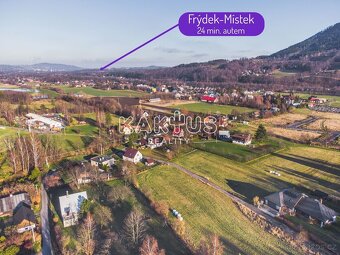 Prodej pozemku k výstavbě RD [1608 m2], Ostravice 1, okres F - 3