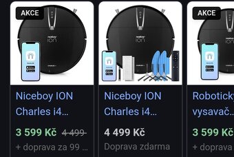 Robotický vysavač NiceBoy - 3