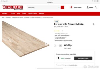 Dubová doska 4m0,8m - 3