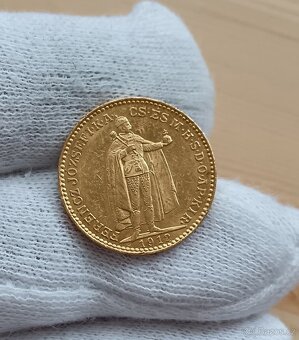 Zlatá RU 20koruna 1912 KB Vzácnější ročník - 3