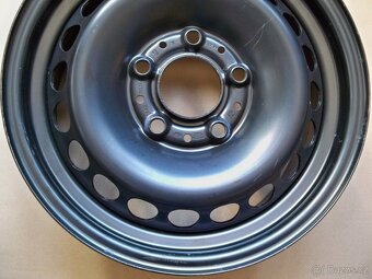 BMW E36 1x Zánovní plechový disk originál 5x120 6.5Jx15 IS47 - 3