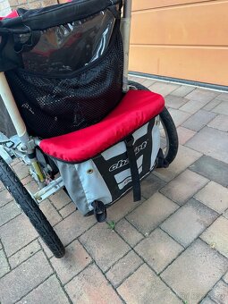 Sportovní vozík Chariot s tyčí za kolo a jogging setem - 3