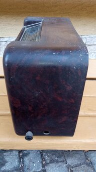 Bakelitové radioTesla 504 U ll. Elektronky jako Talisman. - 3