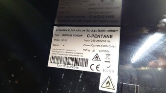 Prosklená chladnička KLIMASAN černá - 3