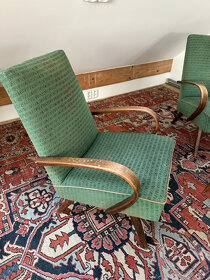 Křesla 2ks Halabala a stolek pavouk - 3