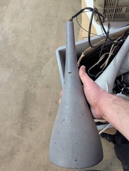 Světlo stropní - Betonová 5ks - 3