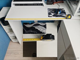 Rohov psai stul s komdou (bily) - 3