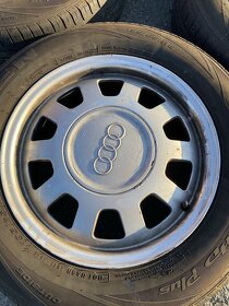 Alu kola 5x112r15 Audi original z letní pneu 195/65r15 - 3