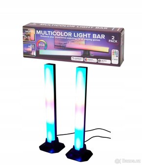 Světelné bary Eurodomest RGB, s ovladačem 2 ks - 3