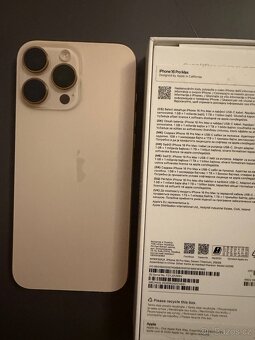 IPhone 16pro Max 256gb pouštní Titan - 3