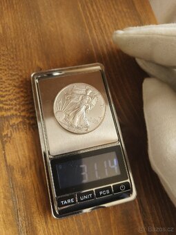 American Eagle 1oz 2019 stříbrná mince - 3
