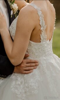 Princeznovské svatební šaty - 3