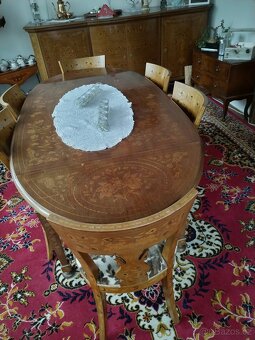 Starožitný nábytek - intarze - 3