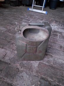 Plechový kanystr - 20l, 10l - 3