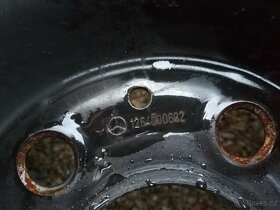 Plechový disk, kolo, ráfek, Rezerva Mercedes Benz,.. - 3