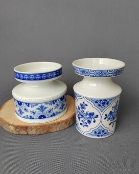 Nádherný porcelánový vázy v modrobílé barvě Vintage Německo - 3