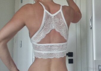 Nová dámská krajková podprsenka push up 75 B bralette - 3