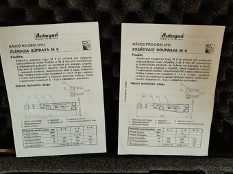Autogenní svařovací souprava Autogen M6 - 3