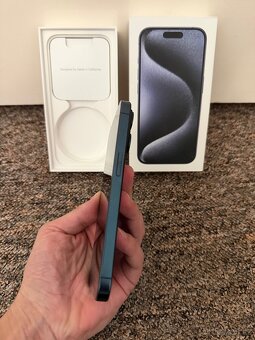 Apple iPhone 15 Pro 256gb Blue titan. Zaruka do 2/26. TOP - 3