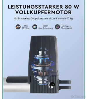 Pohon křídlové brány max. 600 kg Pohon křídlové brány - 3