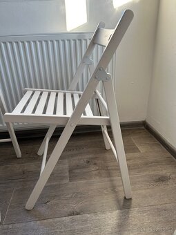 Židle IKEA bílé, použité - 3