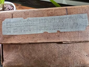 Krasný velky Talbot Šerý + Krabice ČSSR - 3