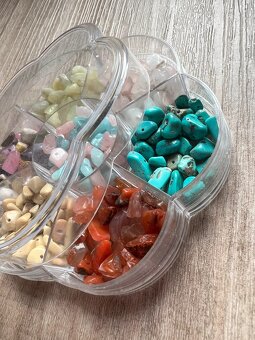 Sada krystalů s otvorem pro navlékání - 3