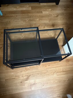 Konferenční stolek prosklený IKEA - 3
