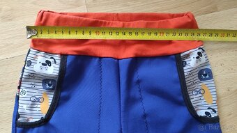 Softshellové kalhoty s pejsky vel. 116 - 3