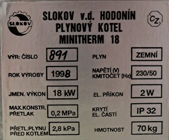 Plynový kotel Slokov - 3