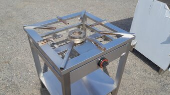 Nerezová plynový stolička ( vysoká ) 9 Kw - 3
