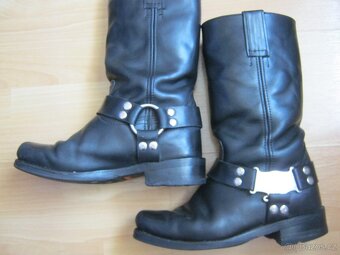 Moto kožené boty Harley Davidson vel. 41 (7), stélka 26,5cm - 3