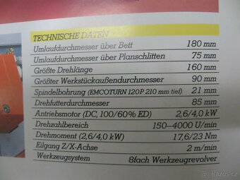 CNC soustruh Emco Turn 120 - 3