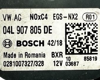 Řídící jednotka NOx 04L907805DE Škoda Octavia 3 FL r.v. 2019 - 3