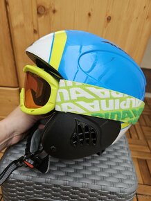 Dětská přilba + brýle Alpine - 3