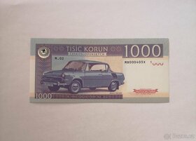 Bankovka ŠKODA 1000 MBX, GÁBRIŠ, 2016 - 3