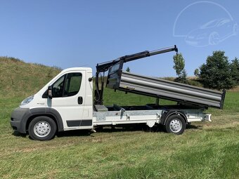 Fiat Ducato 3.0TDi novy sklápěč +Hiab 1.3t - 3