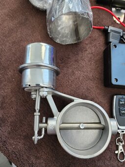 Sada pneumatické výfukové klapky 63 mm(2,5")s dálkovým ovl. - 3