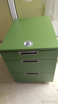 Kontejner pod psaci stul s kodovym zamkem, IKEA - 3