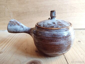 PRODAM KRASNOU CESKOU KERAMIKU – KYUSU, SET KONVICKA + SALKY - 3