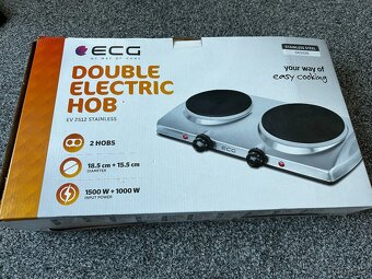 Dvouplotýnkový vařič ECG EV 2512 - 3