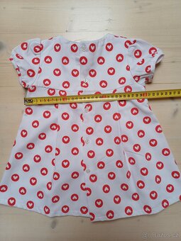 Šaty se srdíčky vel. 86 - 3