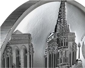NOTRE DAME DE PARIS Tiffany Art 5 oz Palau 2021 - 3