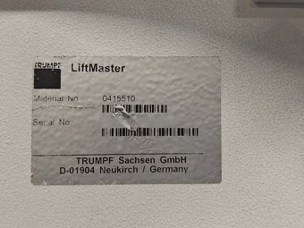 Laserový stroj TRUMPF TruLaser 3030, použitý, z roku 2009. - 3