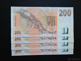 Bankovky 200 Kč, nejnovější serie - 3