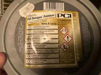 Spárovačka Epoxidová CI durapox premium antracit 5kg / SLEVA - 3