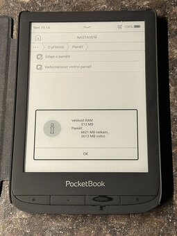 Čtečka knih PocketBook 628 Touch Lux 5 8GB + obal - 3