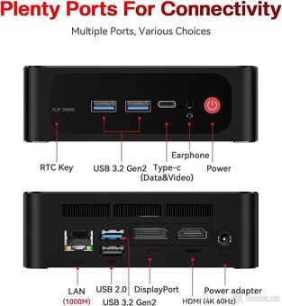 Mini PC Beelink ser5 pro AMD ryzen 7 5825 - 3