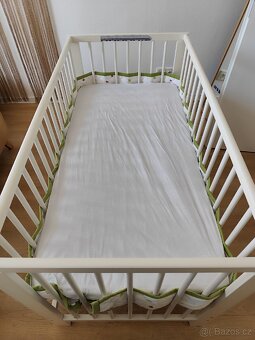IKEA Gulliver dětská postýlka a matrace - 3